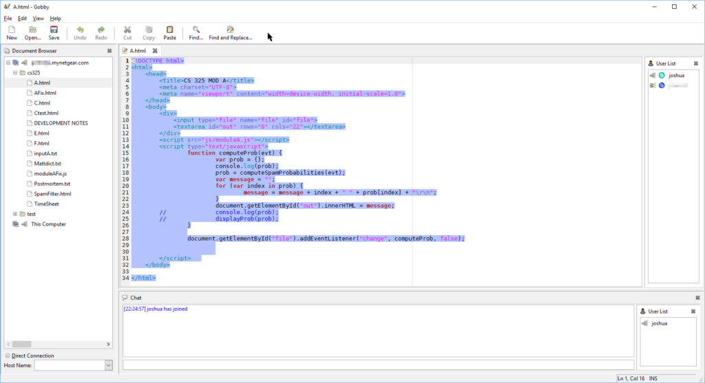 Gobby Syntax Highlighting